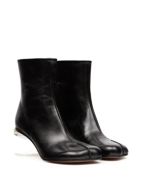 MM6 Maison Margiela block-heel ankle boots - Black