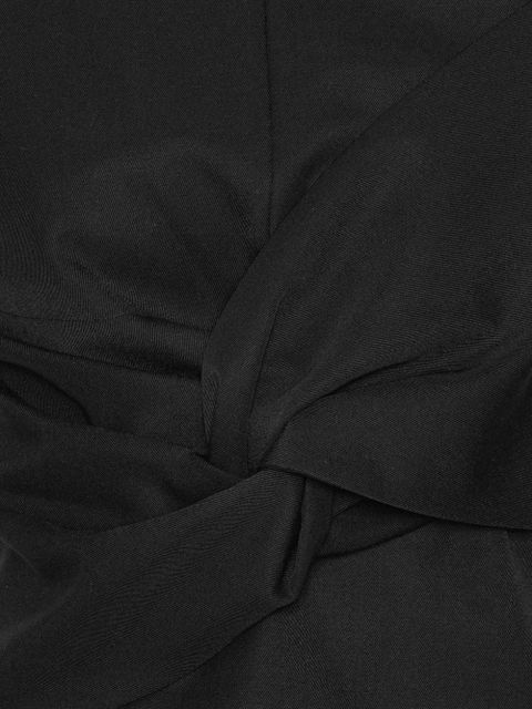 ROTATE BIRGER CHRISTENSEN draped top - Black