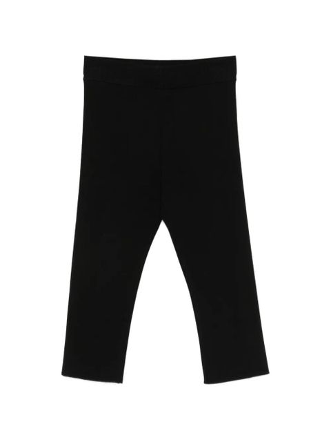 Magda Butrym ribbed capri-length trousers - Black - zdjęcie produktu nr 1