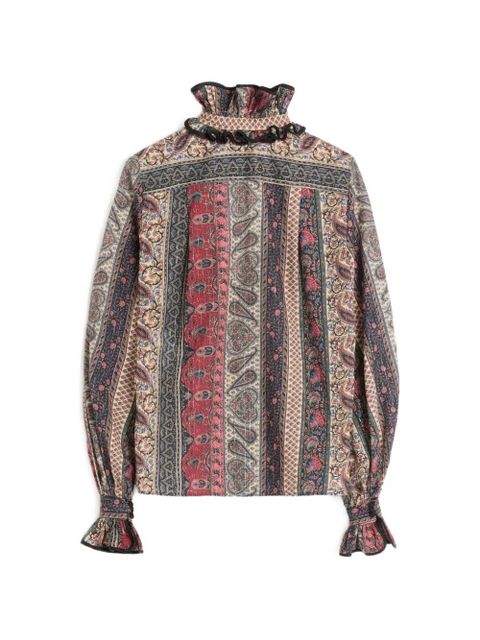 Valentino Garavani Voyage Imaginaire-print shirt - Red