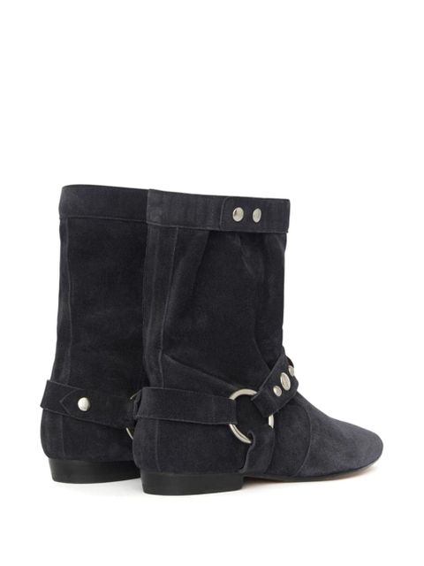 ISABEL MARANT Stania studded suede boots - Black - zdjęcie produktu nr 2