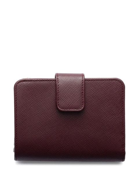 Prada small Saffiano leather wallet - Red