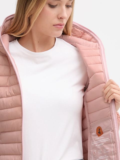 Save The Duck kurtka DAISY kolor różowy przejściowa D33620W.GIGA21