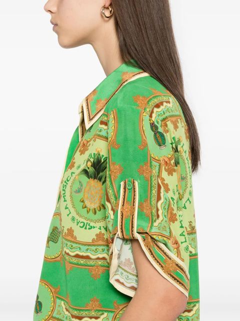 ALEMAIS La Musica shirt - Green