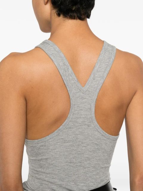 Nanushka Raisie ribbed-knit tank top - Grey