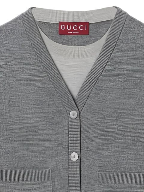 Gucci layered top - Grey - zdjęcie produktu nr 2