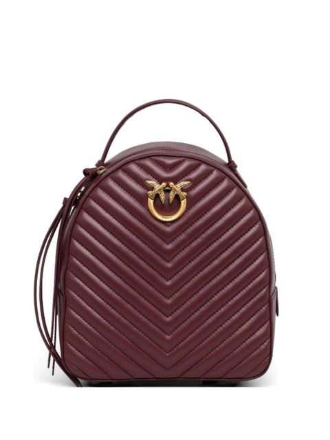 PINKO Love chevron backpack - Red - zdjęcie produktu nr 1