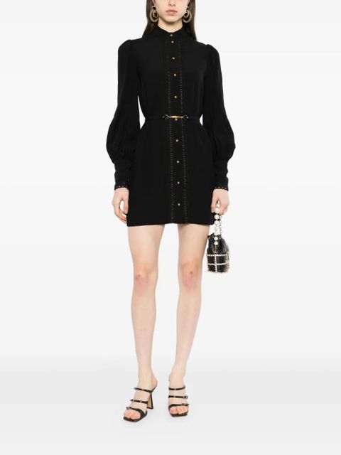 ZIMMERMANN trimmed mini dress - Black - zdjęcie produktu nr 2