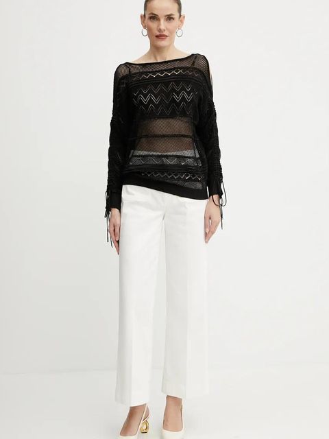 Guess sweter NELLIE damski kolor czarny lekki W5GR21 Z3E22 - zdjęcie produktu nr 2