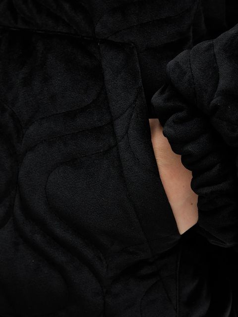 Charo Ruiz Ibiza kurtka kolor czarny przejściowa oversize 257310