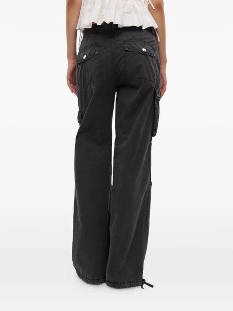 GANNI cargo trousers - Black