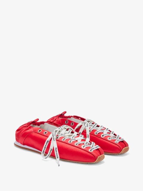 GANNI drawstring sneakers - Red - zdjęcie produktu nr 2
