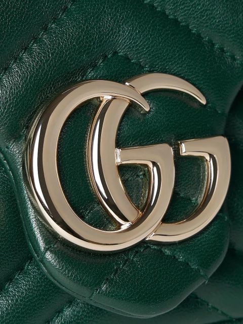 Gucci mini GG Marmont quilted shoulder bag - Green