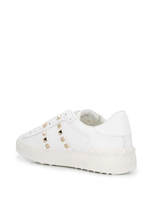 Valentino Garavani Rockstud Untitled leather sneakers - White