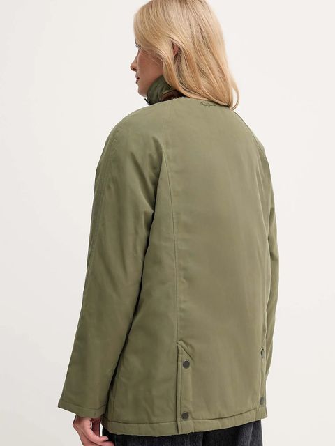 Pepe Jeans kurtka kolor zielony przejściowa PL4024352