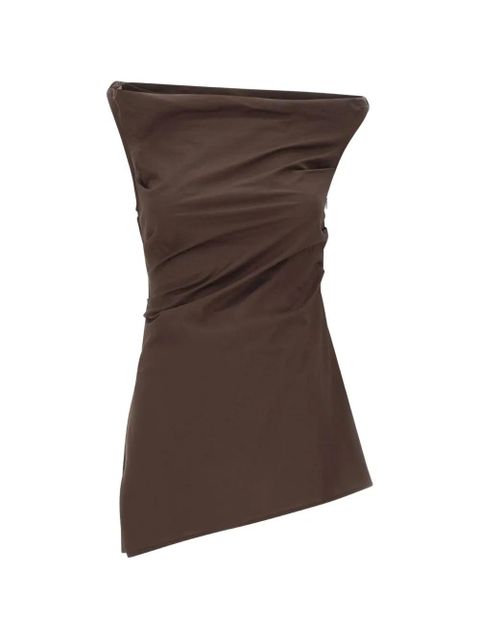 Faithfull the Brand Cosima cotton tank top - Brown - zdjęcie produktu nr 1