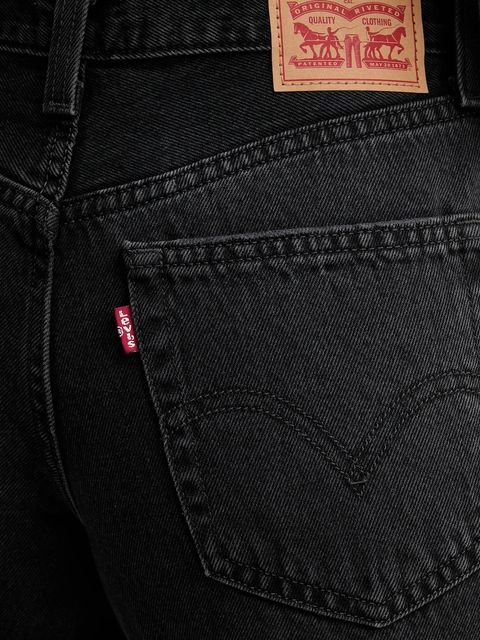 Levi's jeansy 94 BAGGY WIDE LEG damskie kolor czarny A5929.0006