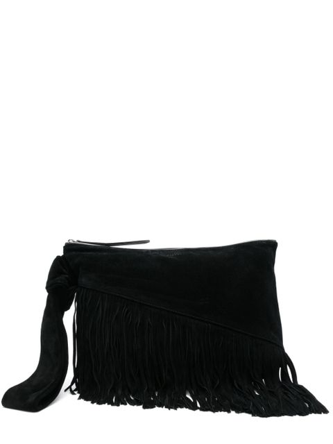 ISABEL MARANT Faro clutch bag - Black
