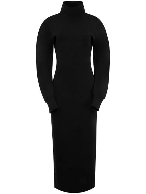 KHAITE Storm midi dress - Black - zdjęcie produktu nr 1