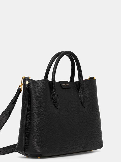 Gianni Chiarini torebka skórzana ARETHA kolor czarny BS.11832.RNGDBL - zdjęcie produktu nr 2