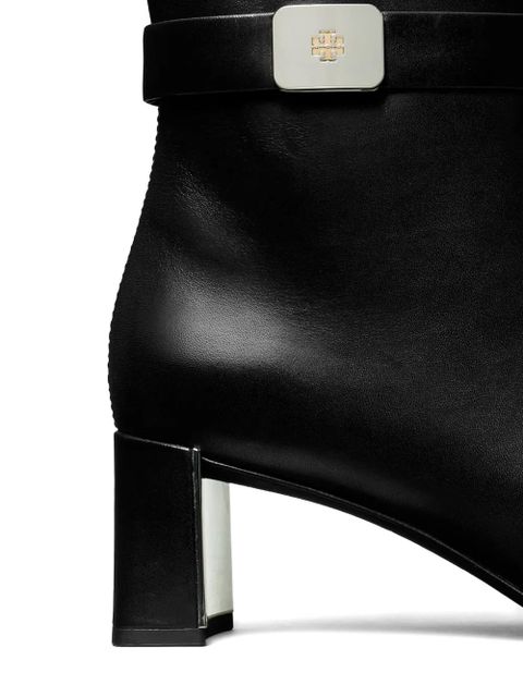 Tory Burch 55mm leather buckle-strap ankle boots - Black - zdjęcie produktu nr 2