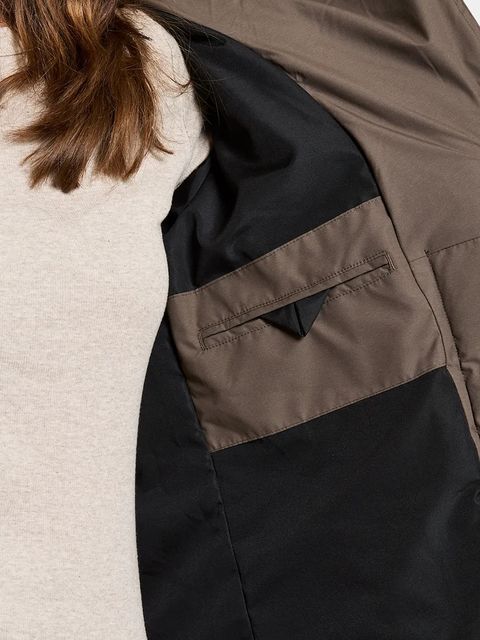 Didriksons kurtka STELLA damska kolor brązowy zimowa 505538