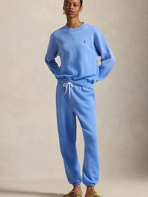 Polo Ralph Lauren spodnie dresowe kolor niebieski gładkie 211971700 - zdjęcie produktu nr 2