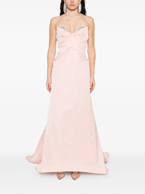 Alexander McQueen embellished layered dress - Pink - zdjęcie produktu nr 2