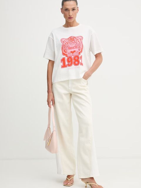 Lola Casademunt T-shirt damski bawełniany - zdjęcie produktu nr 1