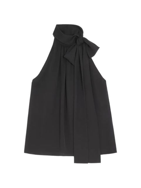 Valentino Garavani Georgette top - Black - zdjęcie produktu nr 1