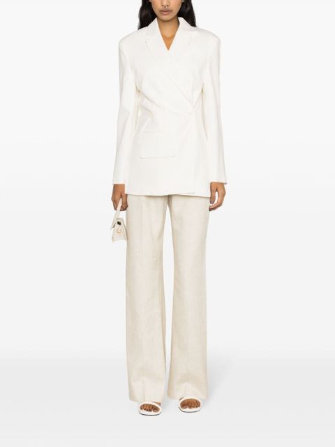 Jacquemus La Veste Tibau blazer - White - zdjęcie produktu nr 2