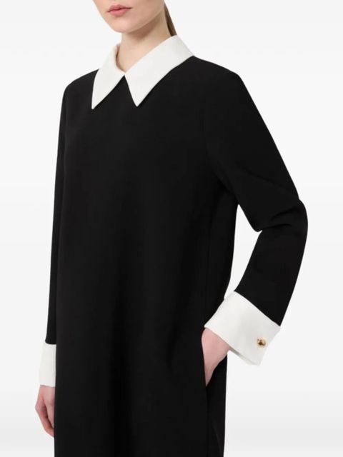 Max Mara collar cuff dress - Black