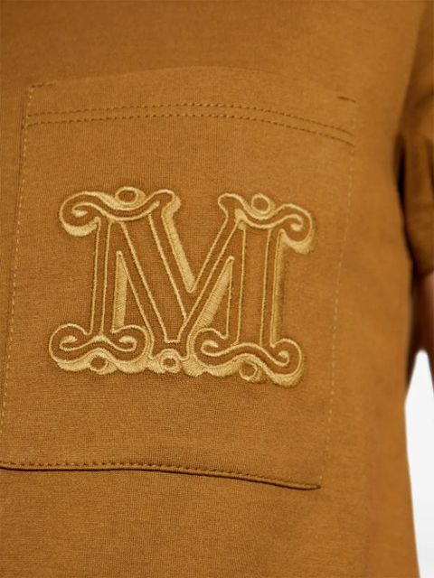 Max Mara logo-print T-Shirt - Brown