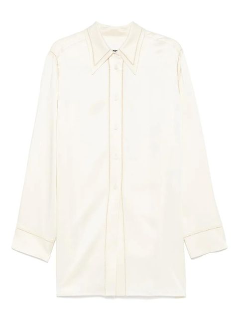 Jil Sander embroidered motif shirt - Neutrals - zdjęcie produktu nr 1