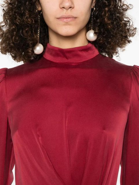 ZIMMERMANN draped mini dress - Red