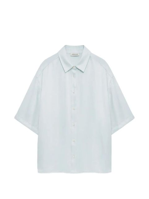 ANINE BING Coco buttoned shirt - Green - zdjęcie produktu nr 1