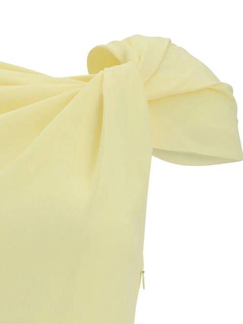 Givenchy draped one-shoulder dress - Yellow