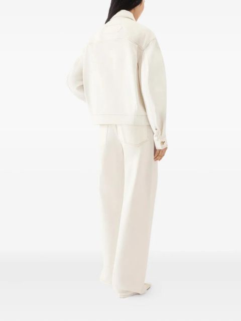 Jacquemus embroidered jacket - White
