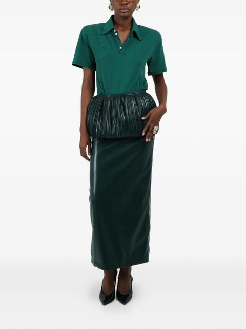 Rowen Rose pleated balloon maxi skirt - Green - zdjęcie produktu nr 2