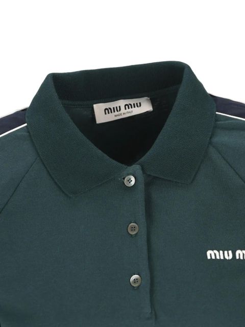 Miu Miu striped T-shirt - Green