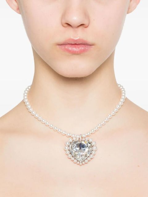 Swarovski x Ariana Grande pearl necklace - Silver - zdjęcie produktu nr 2