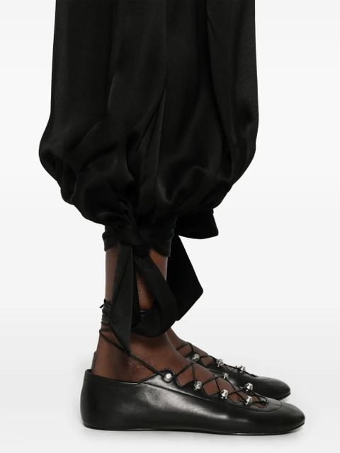 Chloé georgette-crepe culottes - Black - zdjęcie produktu nr 2