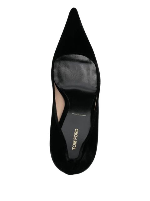 TOM FORD 85mm suede pumps - Black