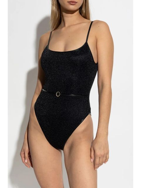 Oséree lurex swimsuit - Black - zdjęcie produktu nr 2