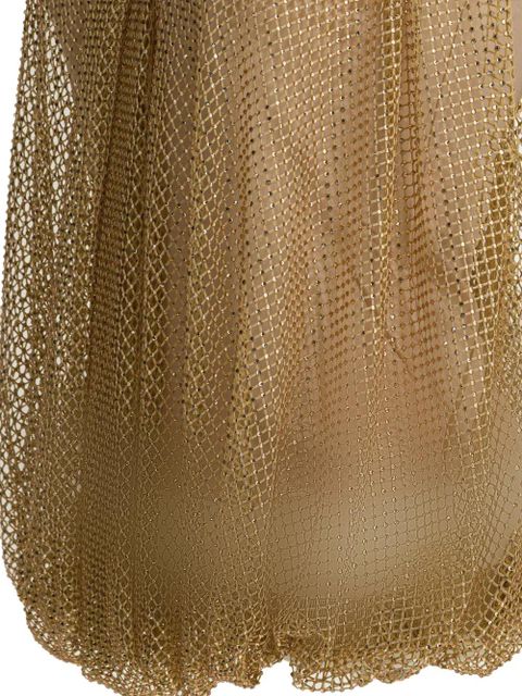 Max Mara embellishment crew neck top - Brown