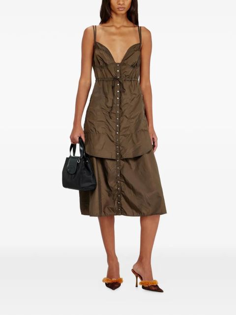 Diesel layered midi dress - Brown - zdjęcie produktu nr 2