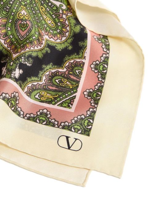 Valentino Garavani silk scarf - Neutrals - zdjęcie produktu nr 2