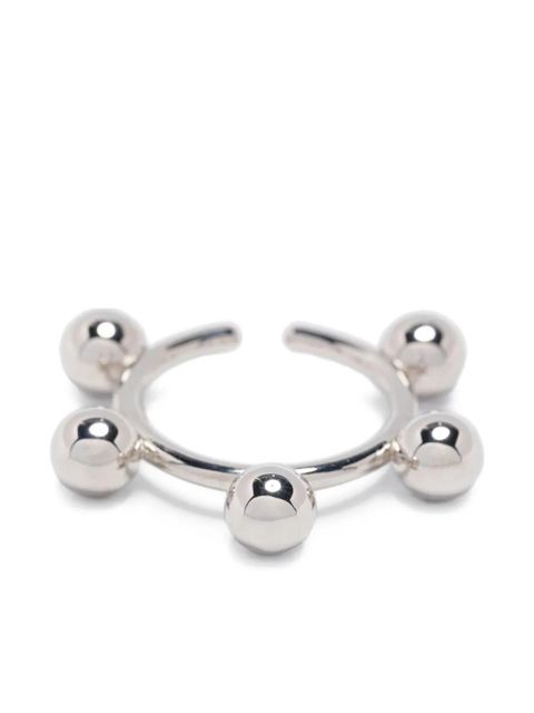 Jil Sander sphere-embellished ear cuff - Silver