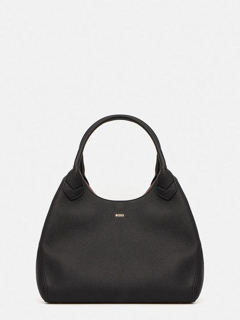 BOSS torebka skórzana kolor czarny 50547732 - zdjęcie produktu nr 1