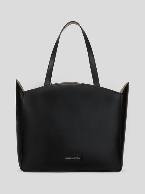 Karl Lagerfeld torebka skórzana K/CIRCLE kolor czarny A3W30043 - zdjęcie produktu nr 2